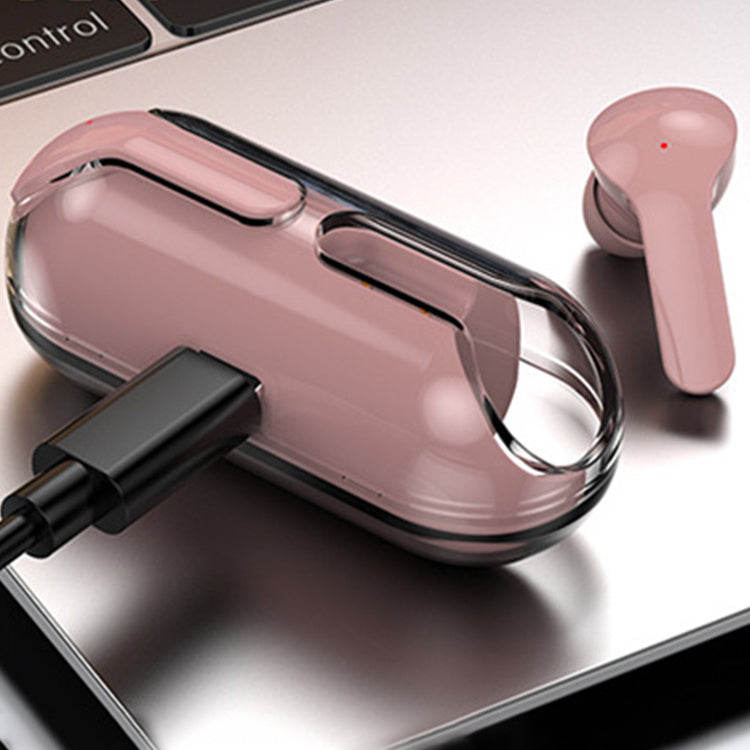 Crystal Wireless Earphones - Transparent Air 33 | ENC Noise Canceling Bluetooth Earbuds | LED Display, Fast Charging & HiFi Stereo Sound | Smart Touch & Waterproof Design | #MinaraSouq