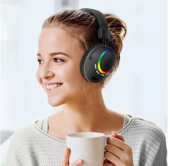 Stereo Music Headphones - Foldable Over Ear Headset | Hi-Fi Sound with Deep Bass | Built-in Mic & Noise Isolation | Lightweight Travel Headphones for iPhone, Android & Laptop | #UAE Music Lovers