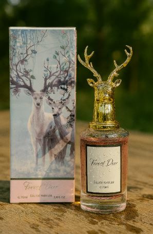 Forest Deer Eau de Parfum – Luxury Nature-Inspired Perfume | 70ml Designer Fragrance with Golden Deer Cap for Gifting