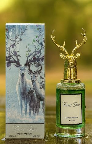 Forest Deer Eau de Parfum – Luxury Nature-Inspired Perfume | 70ml Designer Fragrance with Golden Deer Cap for Gifting