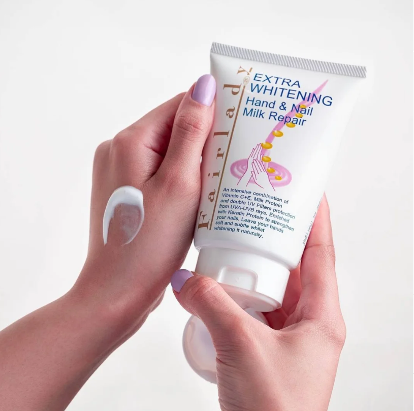 Fairlady Whitening Hand & Nail Cream – Milk Protein + Keratin Formula