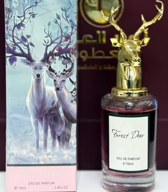 Forest Deer Eau de Parfum – Luxury Nature-Inspired Perfume | 70ml Designer Fragrance with Golden Deer Cap for Gifting