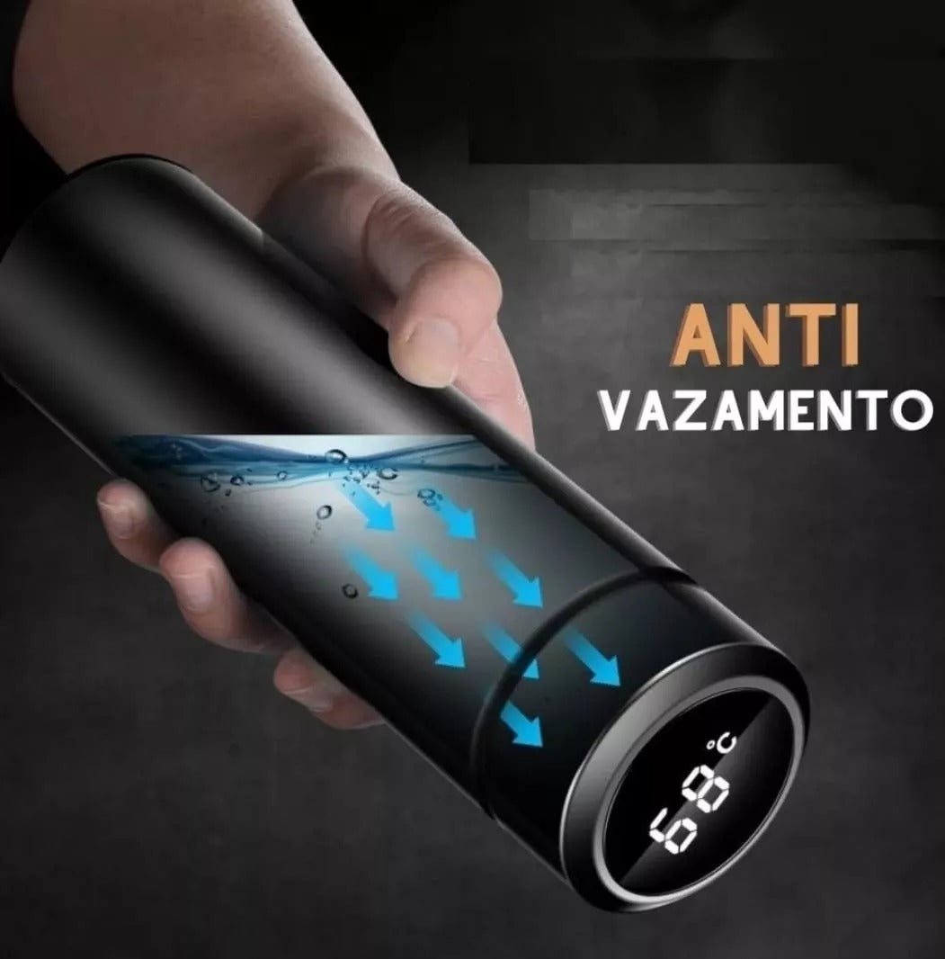 Smart Water Bottle - LED Temperature Display Cup | Insulated Tea Infuser Bottles | Leak-Proof Travel Mug | Stainless Steel Smart Bottle & Rust-Proof Cup | Portable Thermal Bottles for Men & Women
